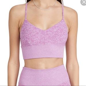 Alo soft lavish bra size medium, no padding